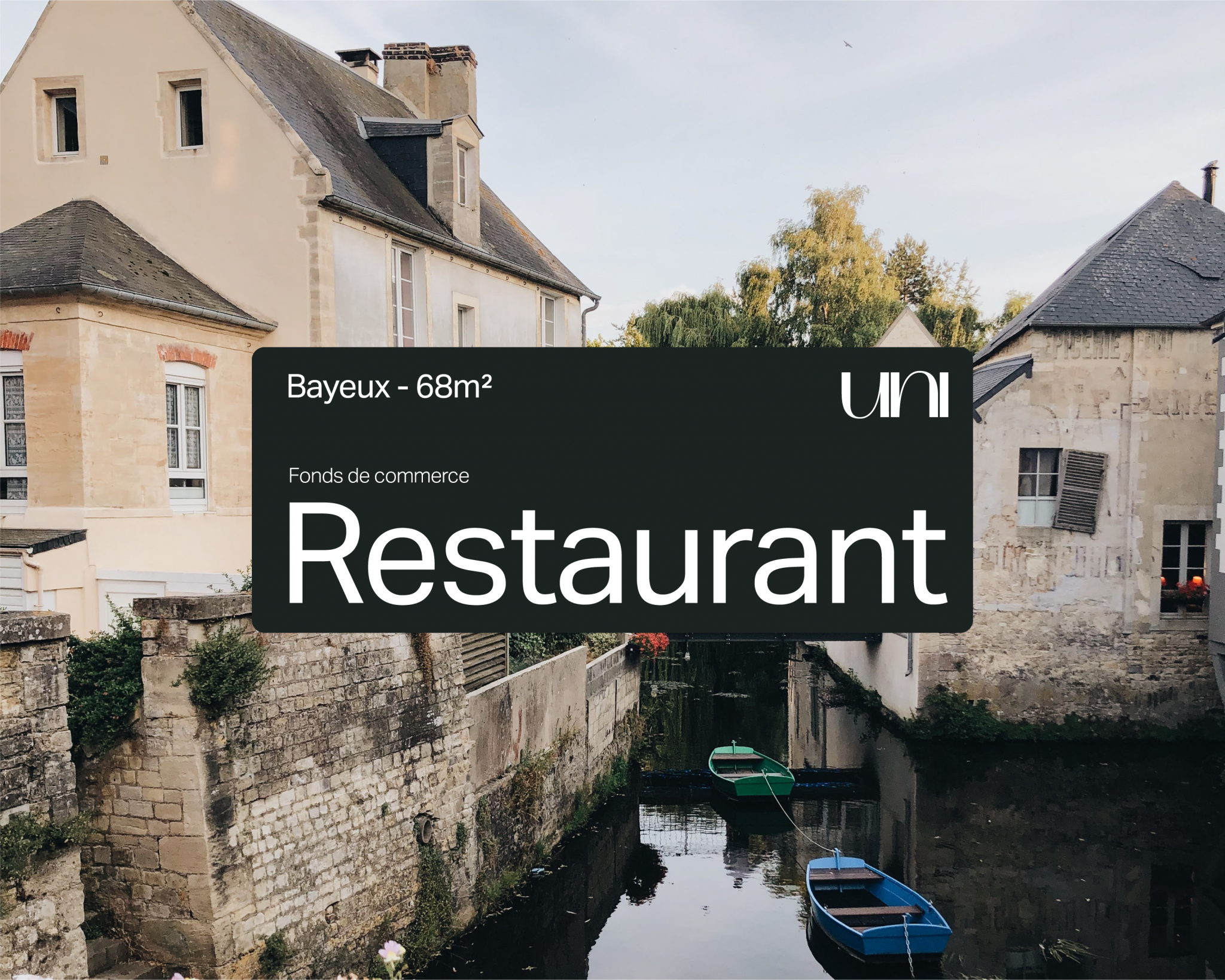 Fonds de commerce restaurant Bayeux centre historique