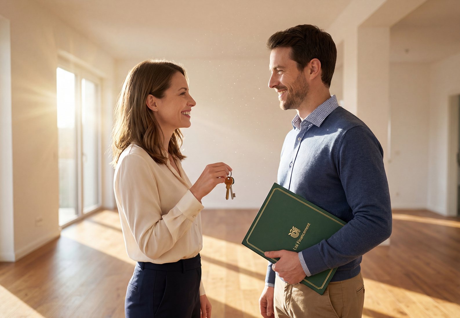 Remise des clés d’un logement financé avec Uni Financement