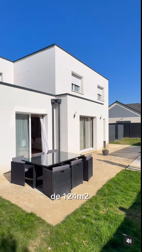 Très jolie maison T5 de 124m2 sur une parcelle de 432m2