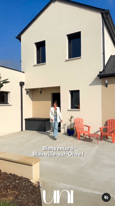 Belle maison neuve de 2024 T4 de 148m2 sur 465m2 de terrain avec un joli jardin