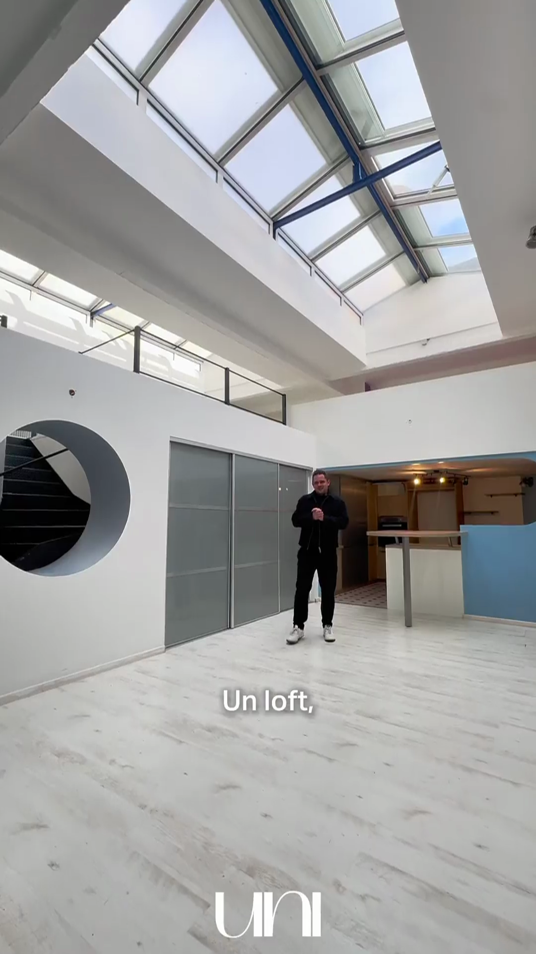 Duplex T7 type Loft de 203m² – Caen centre