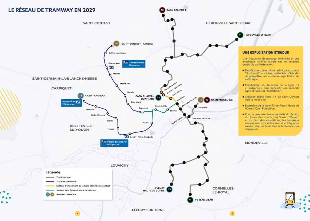 Le nouveau tramway de Caen avance vers une mise en service en 2029