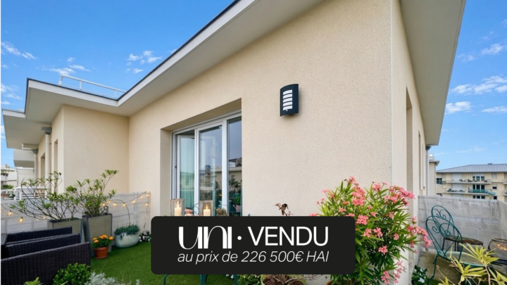En exclusivité appartement T3 de 60m2 à Beaulieu