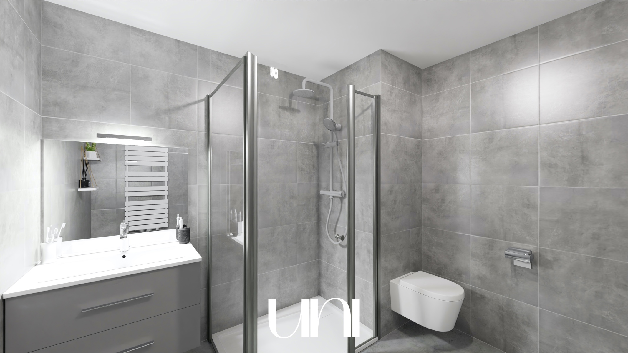 Appartement T1 24,39m² - Lot 7 - GAMBETTA