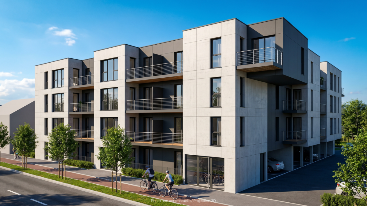 Appartement 3 pièces - Résidence Emile Zola - Mondeville