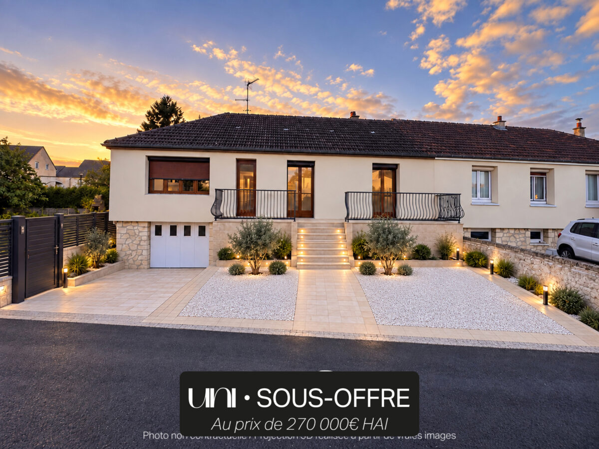 Maison 3 pièces de 83m2 avec sous-sol - Carpiquet