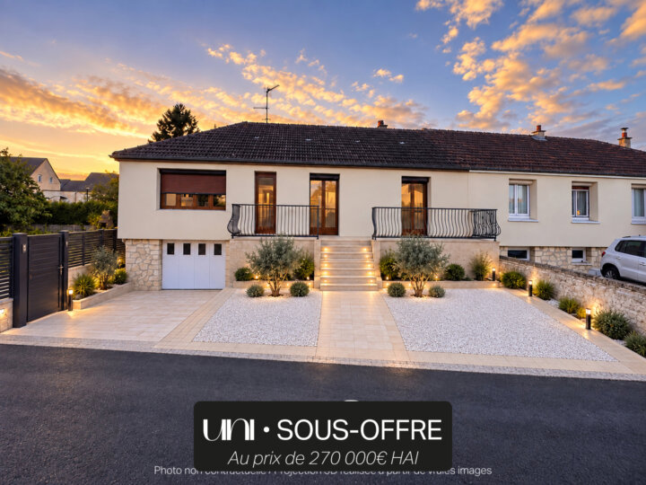 Maison 3 pièces de 83m2 avec sous-sol - Carpiquet