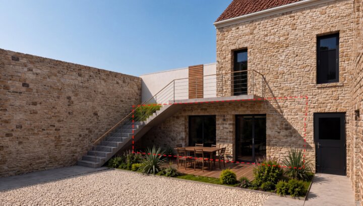 Appartement 2 pièces de 43,06 m2 - Hermanville-sur-Mer