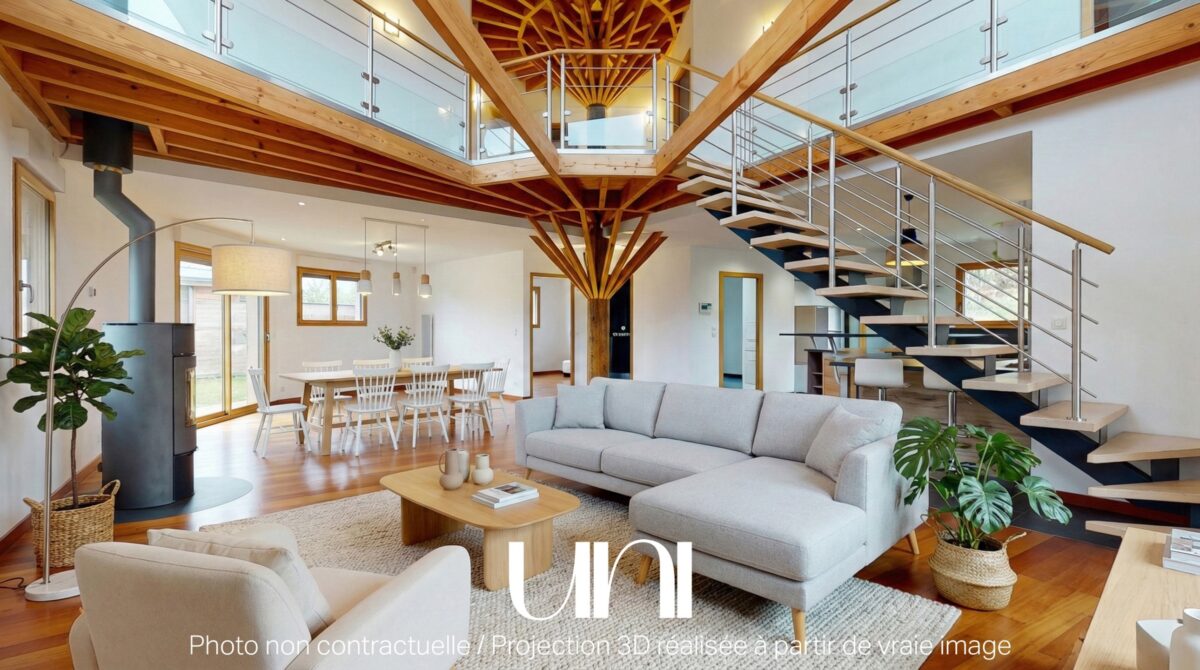 Maison T7 de 216 m2 sur un terrain de 1 272 m2