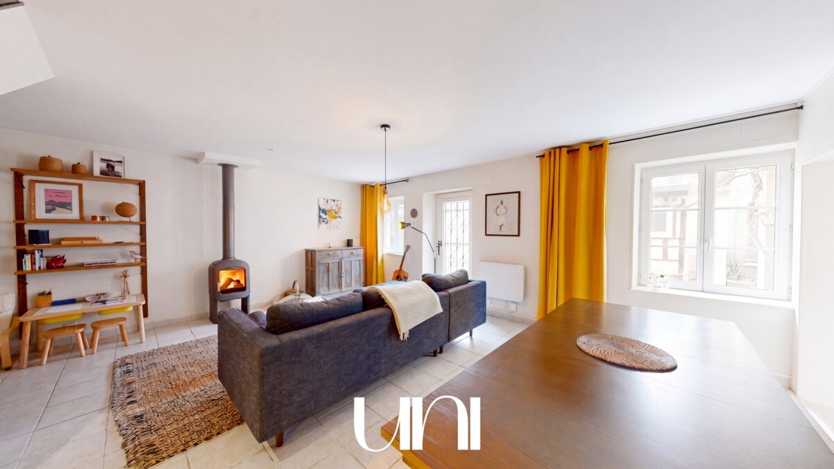 Maison T4 de 100m2 + Gite T3 de 50m2 + T3 loué sur parcelle de 300m2