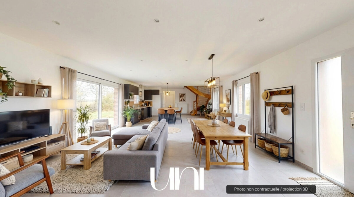 Maison T5 de 131 m2 sur terrain de 600 m2