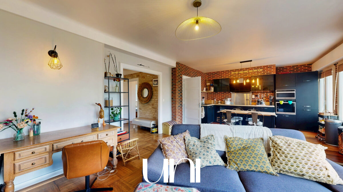 Appartement 3 pièces de 78 m2 avec cave - Caen Saint-Jean