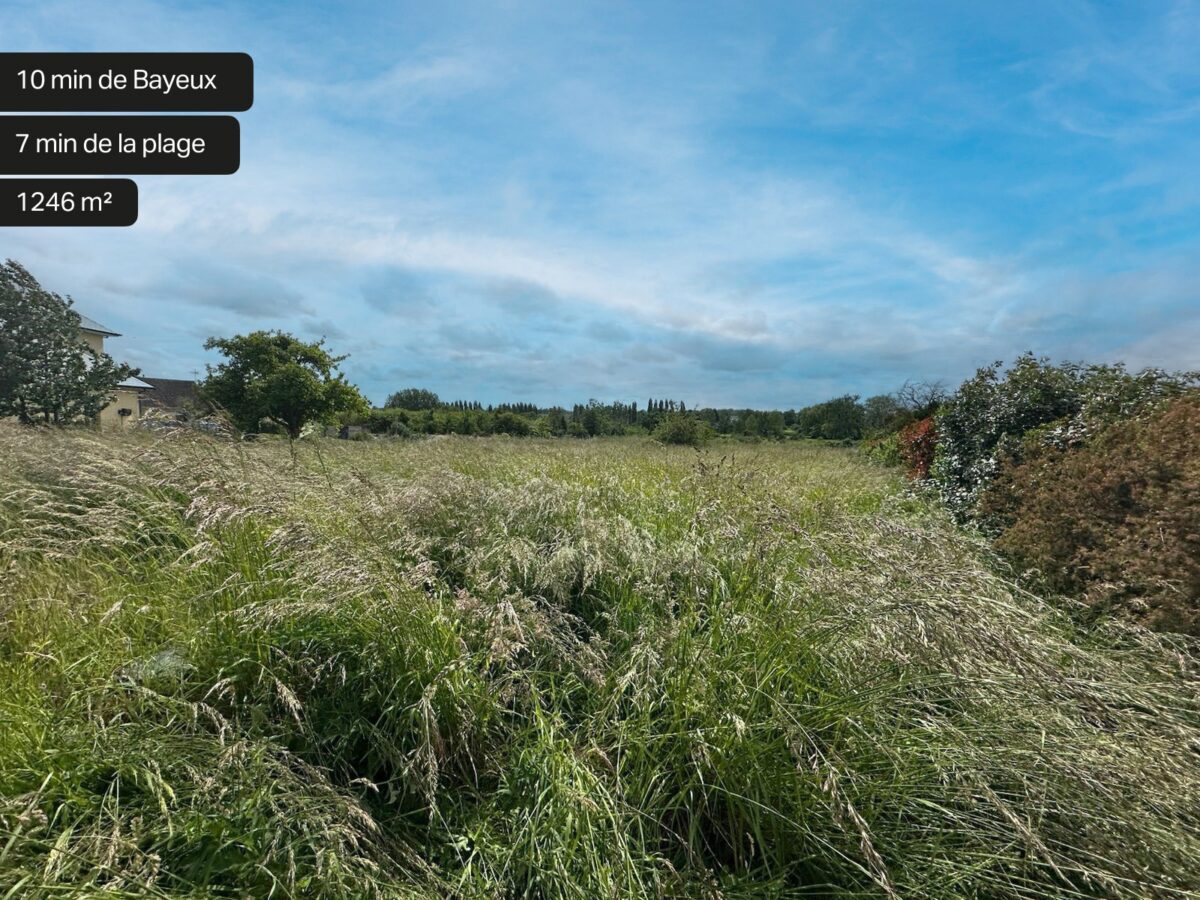 Terrain de 1246 m2 constructible à Maisons