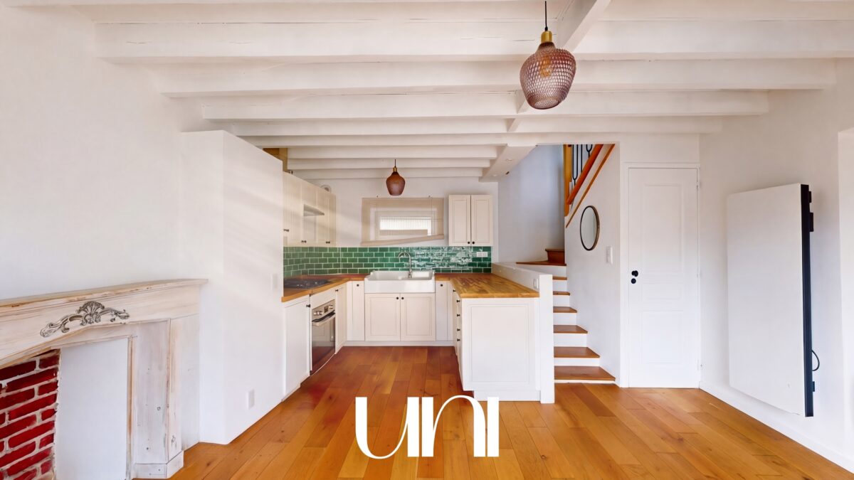 Maison 3 pièces de 60 m2 avec jardin de 80 m2