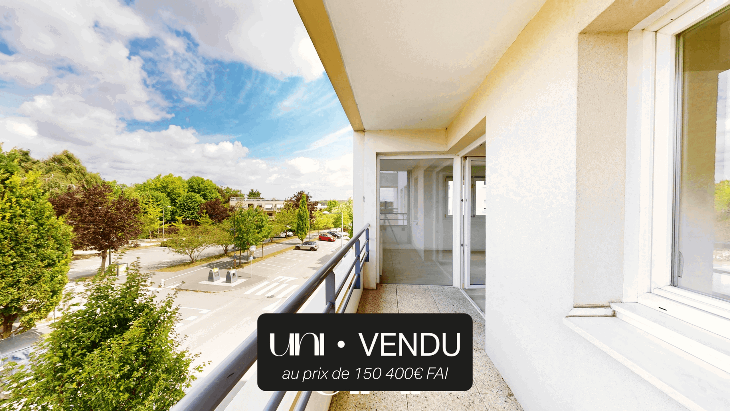 Lumineux Appartement T3 avec balcon