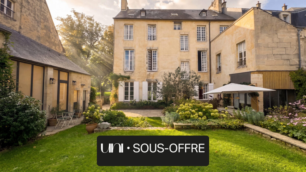 Hôtel particulier 11 pièces de 475m2 – Hypercentre de Bayeux