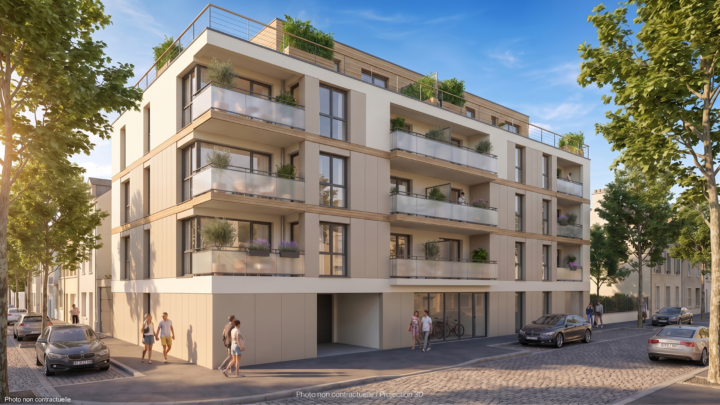 Appartement 4 pièces de 98,30 m²  Résidence Rue Constant Forget – Caen