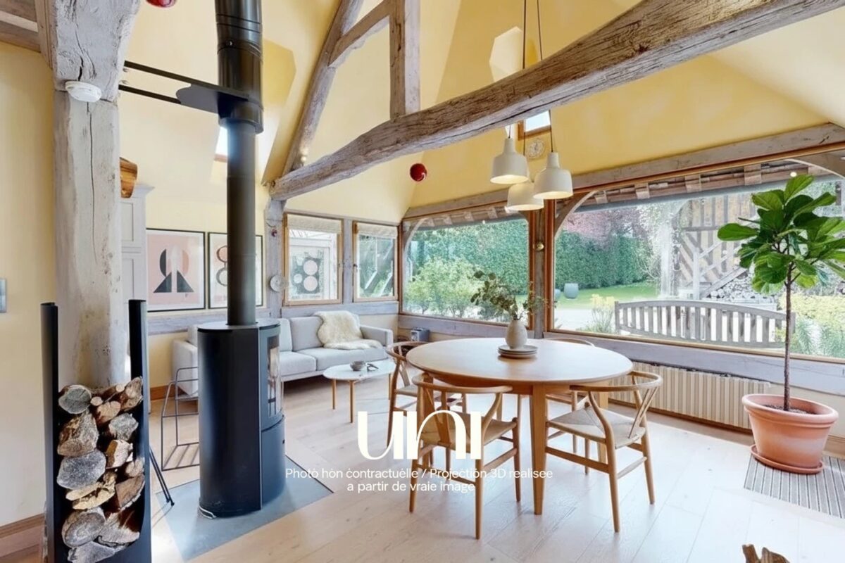 Maison en colombage + dépendances 287m2 - Vieux pont en Auge