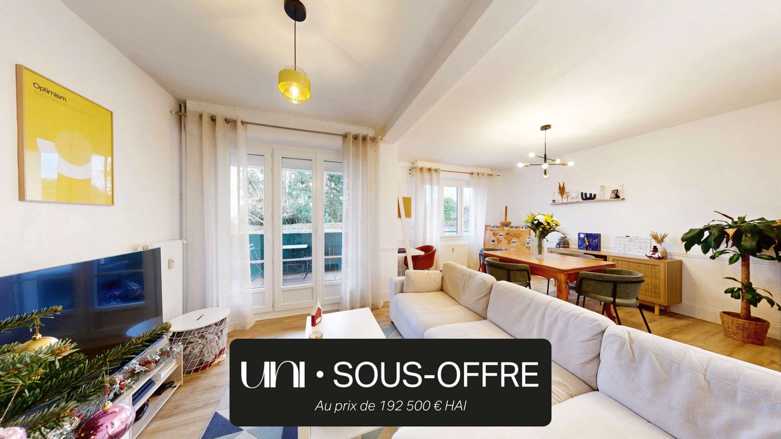 Appartement T2 de 63 m²