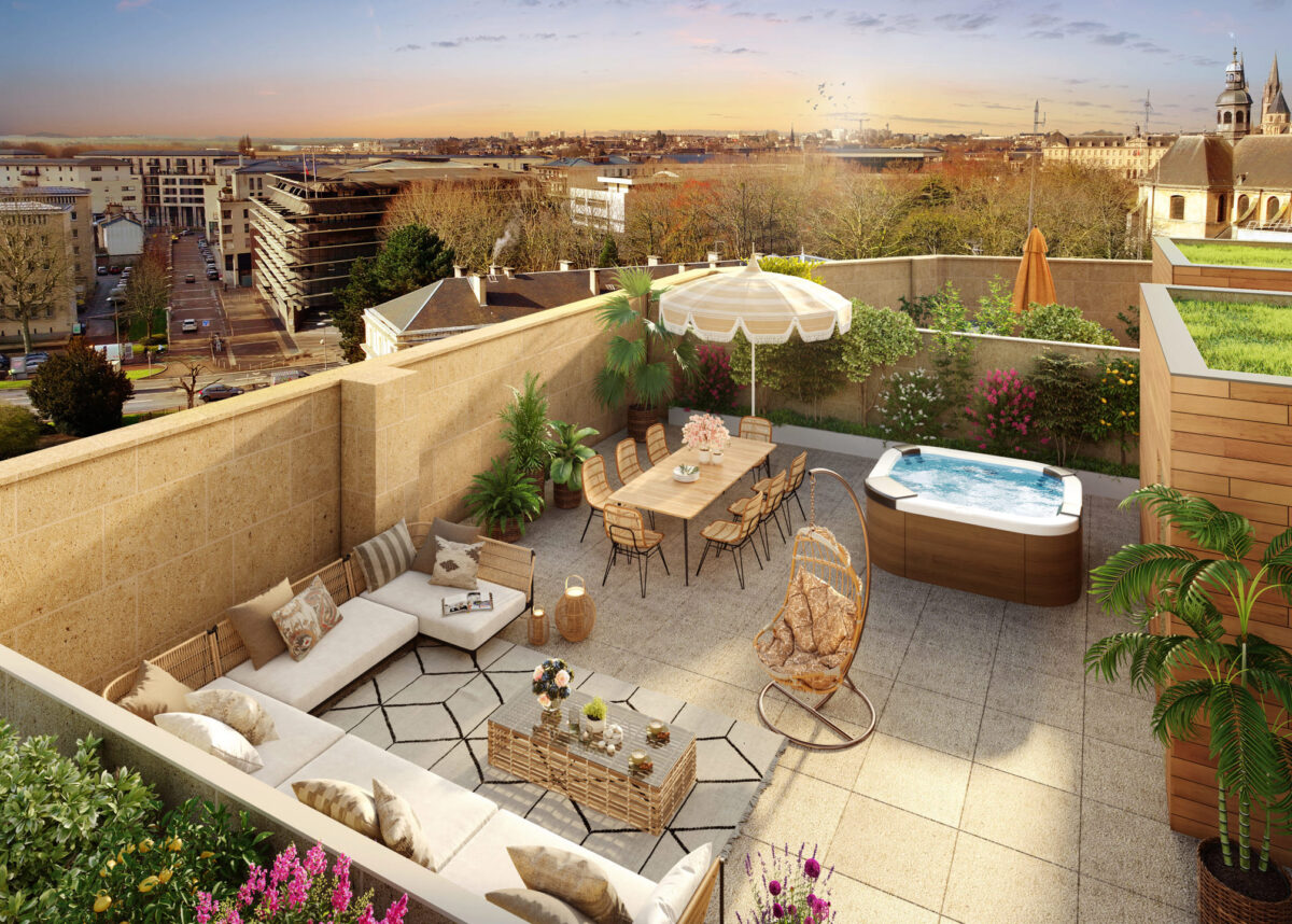 Appartement 4 pièces de 141m2 - Résidence république - CAEN