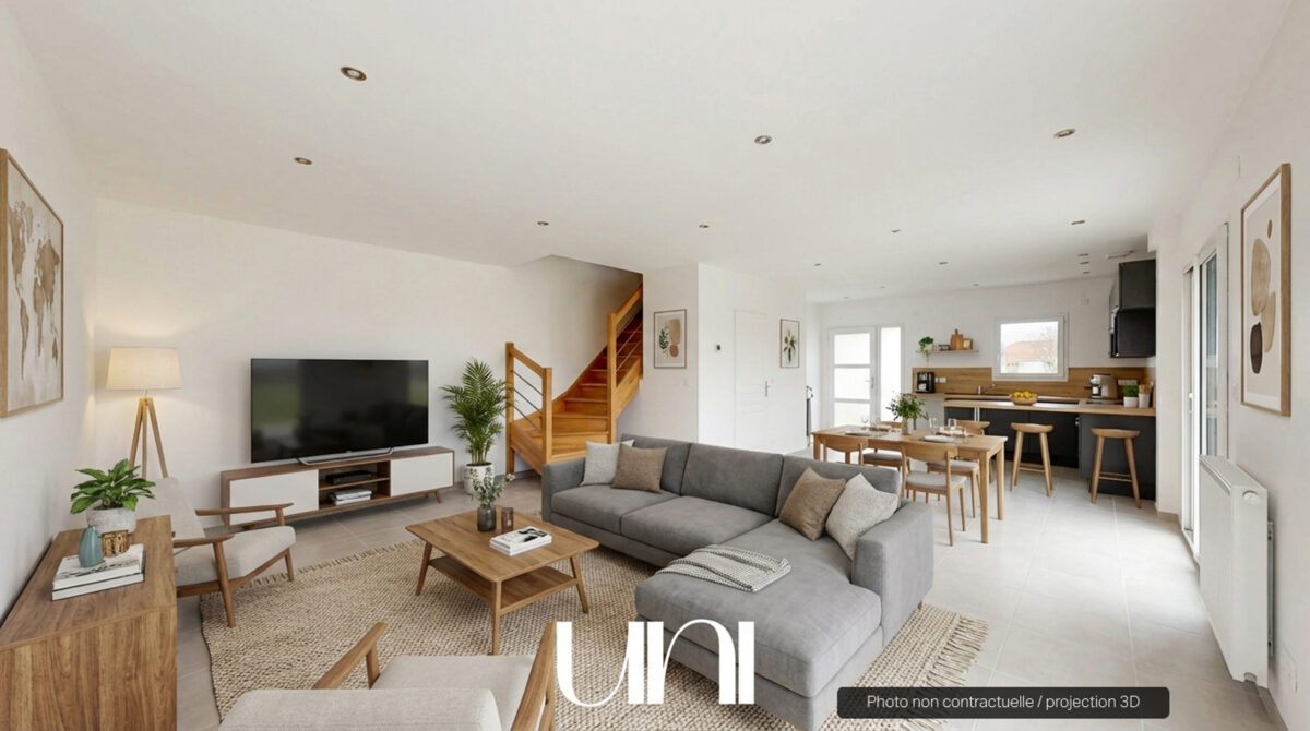 Maison T3 de 70m2 sur terrain de 200m2