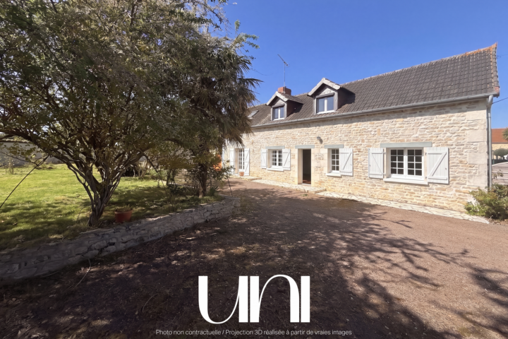 Maison 5 pièces de 105 m2 à rénover avec jardin - Sommervieu