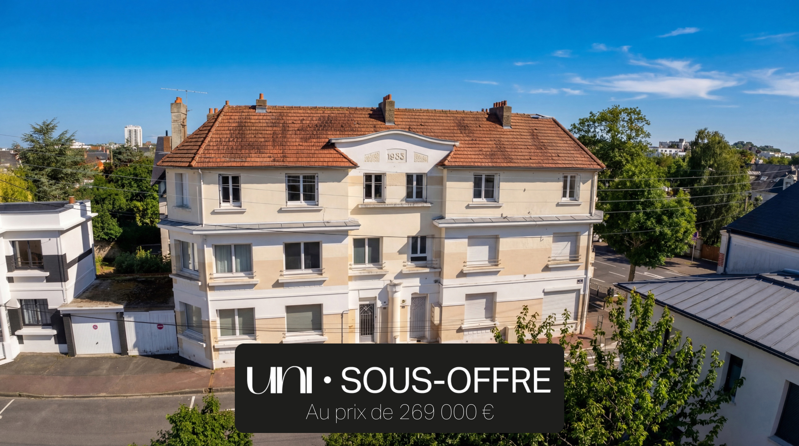 Appartement T4 duplex de 89m2 Caen Rive droite