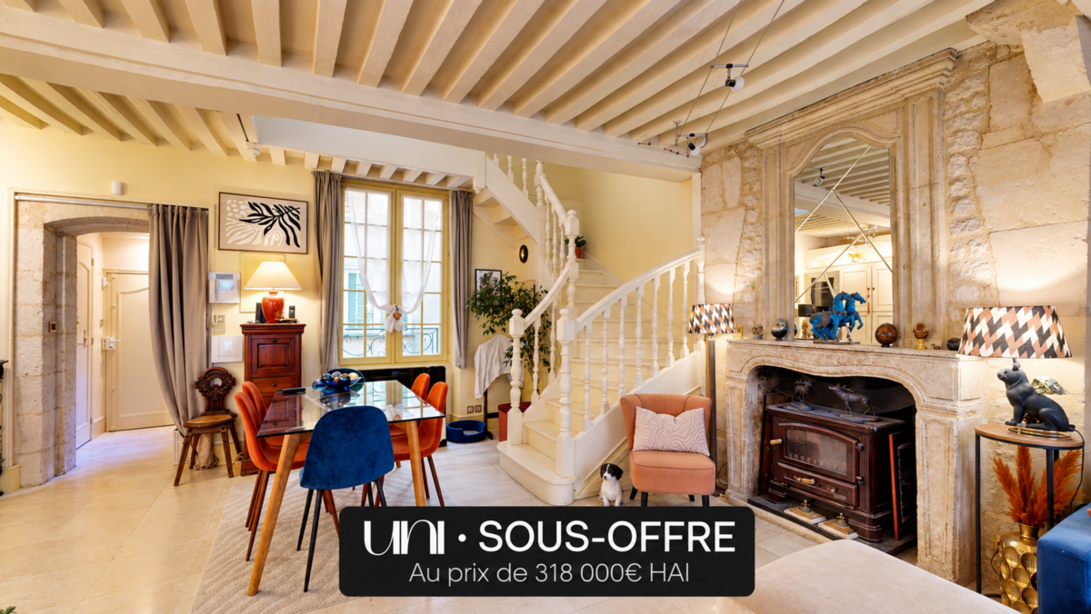 Duplex 3 pièces de 76,93 m2 avec terrasse - Caen centre