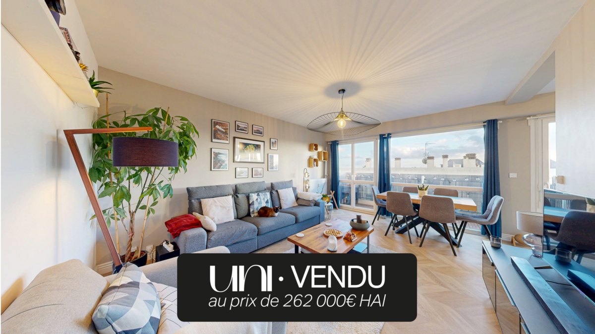 Bel appartement de 76 m2 avec balcon - Caen