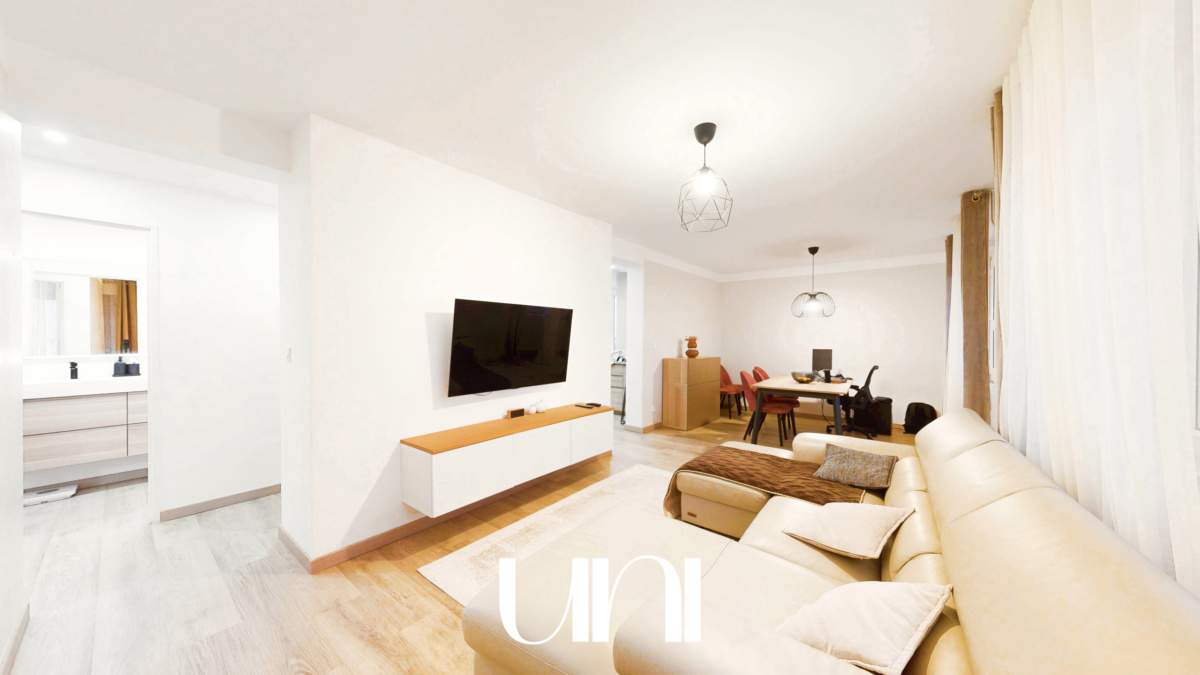 Visite virtuelle – Appartement 3 pièces de 71 m2 avec garage - MONDEVILLE