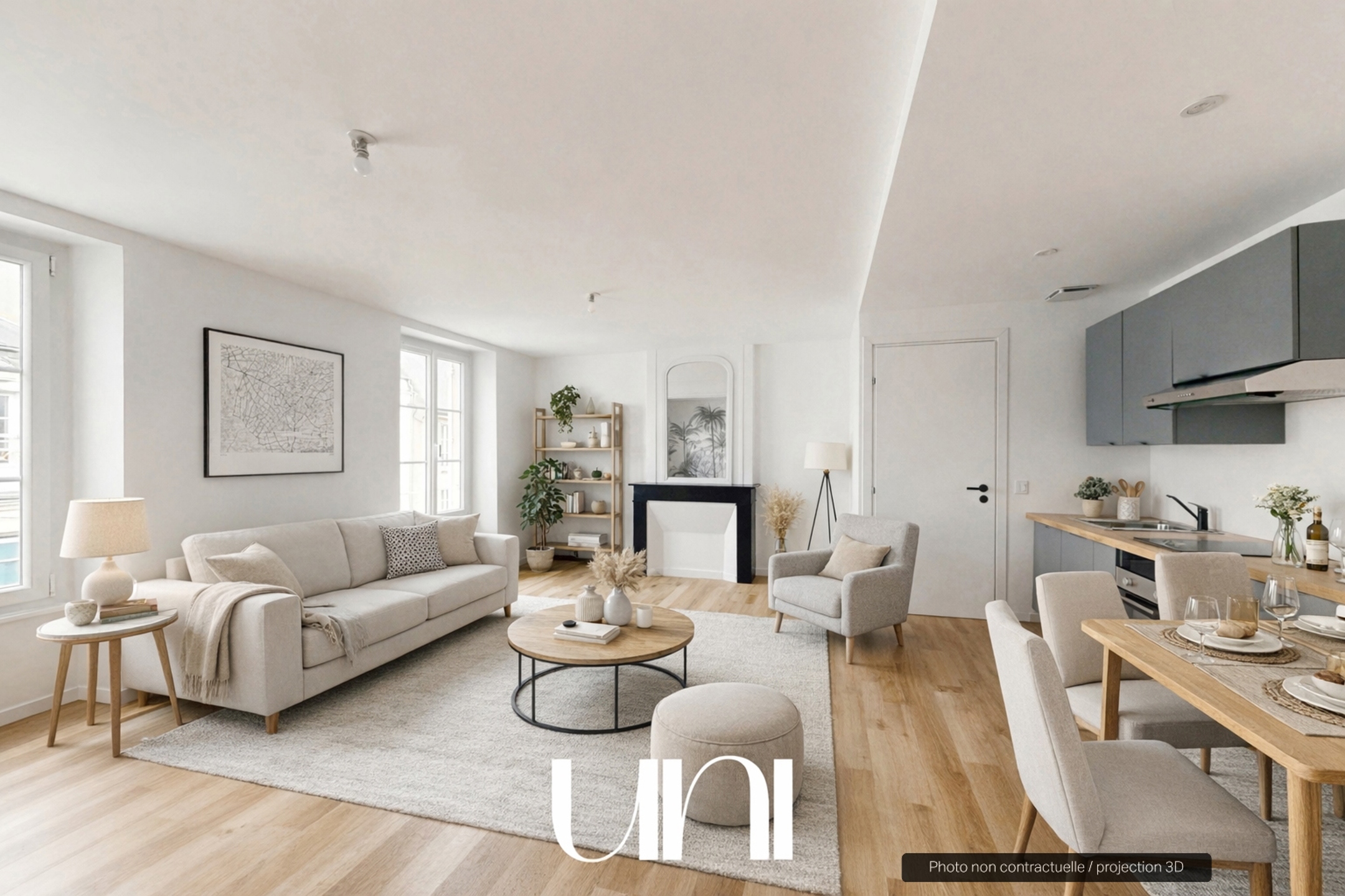 Appartement T2 de 51 m2