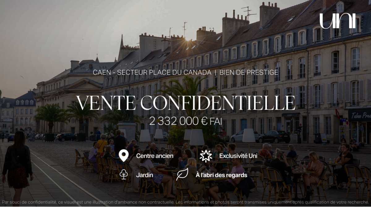 Maison 6 pièces de 205m2 sur un terrain de 210m2 - CAEN Centre ancien