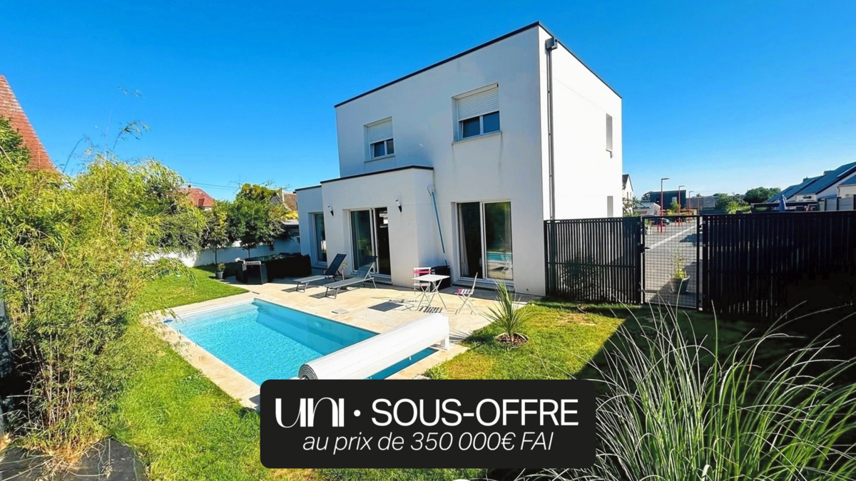 Maison T5 de 124m2 sur une parcelle de 432m2 à MAY-SUR-ORNE