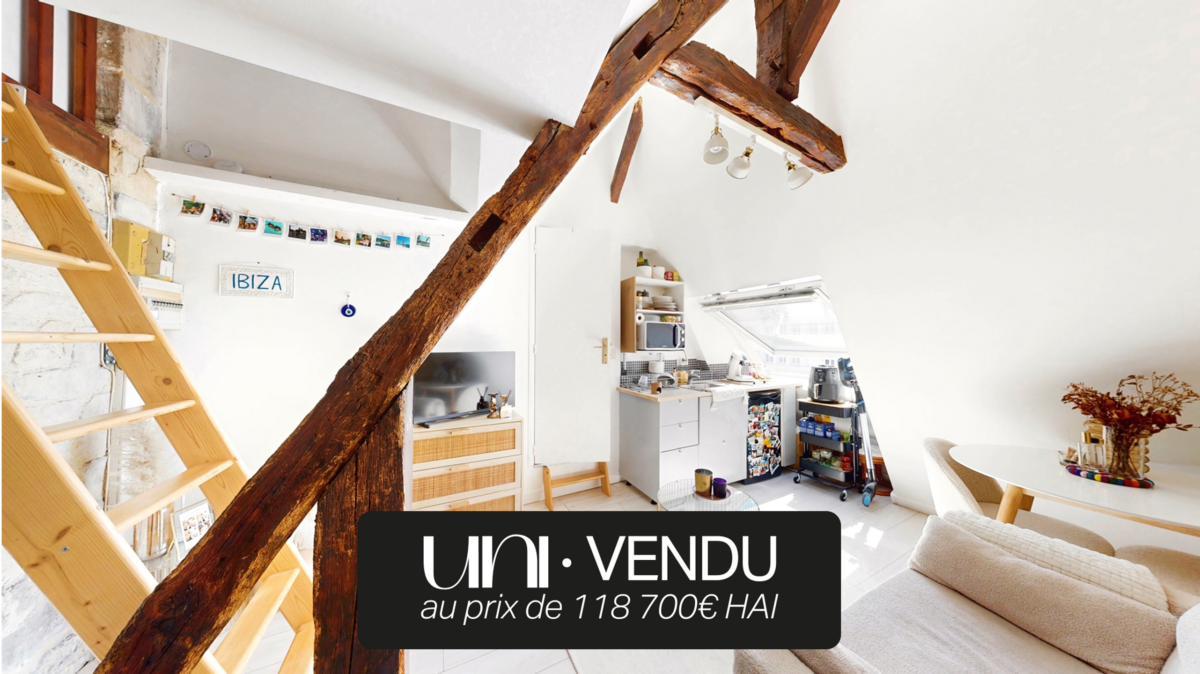Charmant studio 26m2 (17m2 Carrez) face au Château de Caen