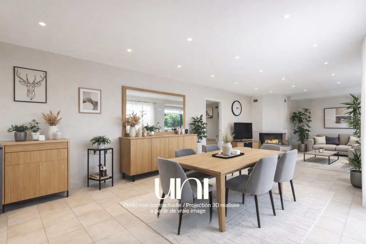 Maison 6 pièces 138M2 avec vie de plain pied et grand terrain - Dozulé