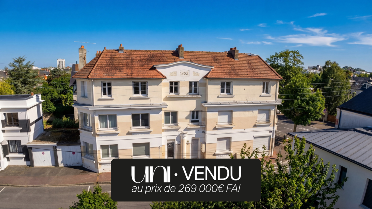 Appartement T4 duplex de 89m2 Caen Rive droite