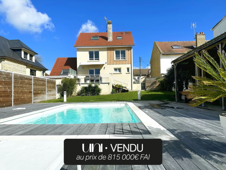 Maison T6 de 180 m² sur terrain de 600 m² - OUISTREHAM - RIVA BELLA