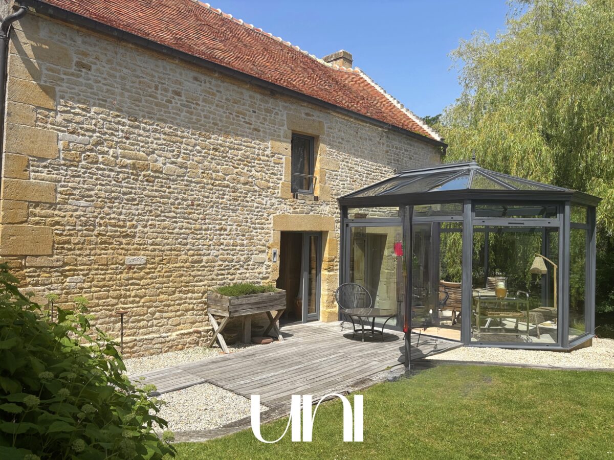Magnifique maison en pierre + dépendance 190m2 - Saint pierre en auge