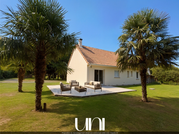 Maison T3 de 88m2 sur parcelle de 1800m2