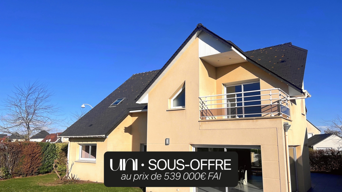 Maison T8 de 235m² sur un terrain de 710m² - OUISTREHAM - 597 000€