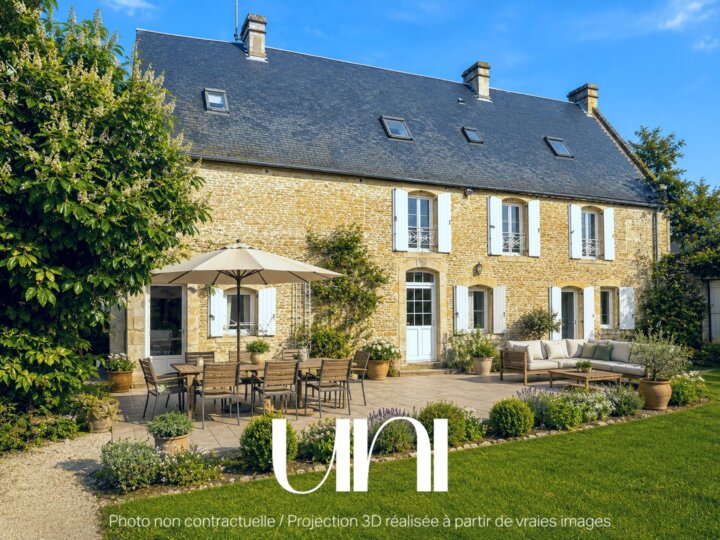 Maison 8 pièces  229m2 avec grand jardin - Mezidon vallée d'auge