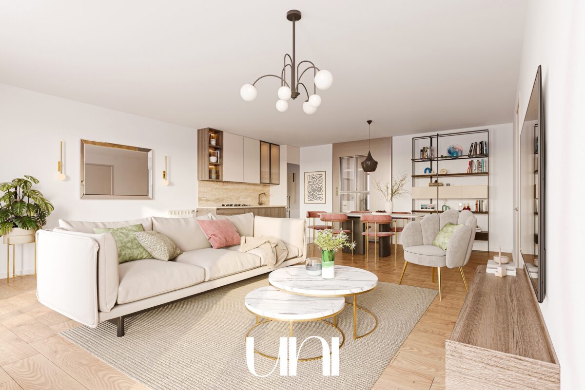 Appartement T4 de 135,82m² avec terrasse - Lot 3 - GAMBETTA