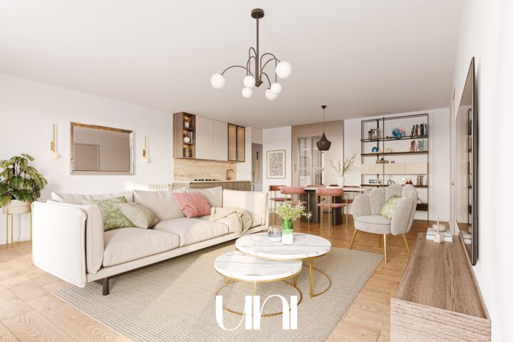 Appartement T4 de 135,82m² avec terrasse - Lot 3 - GAMBETTA