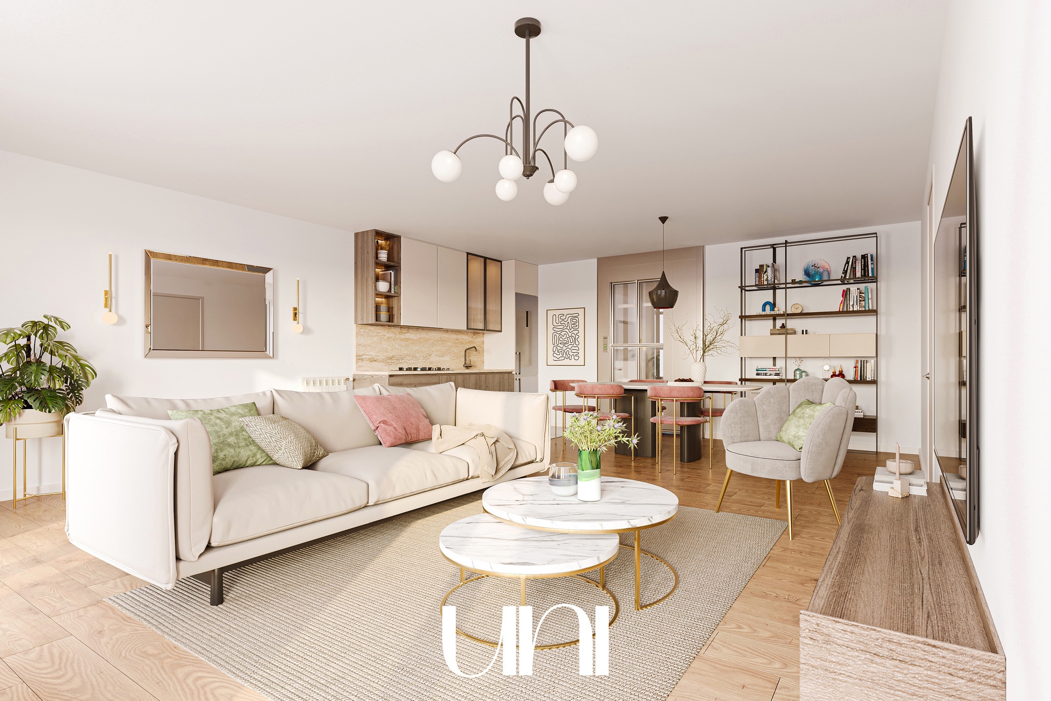 Appartement T4 de 135,82m² avec terrasse - Lot 3 - GAMBETTA