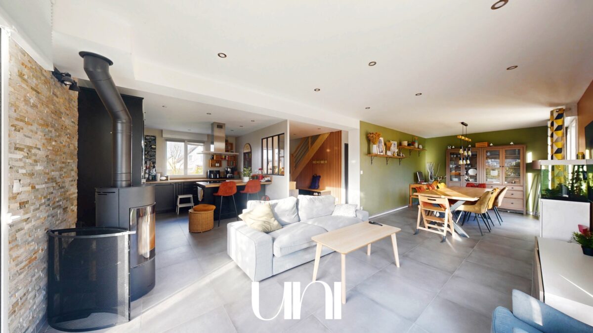 Maison T5 de 160m² sur une parcelle de 601m²