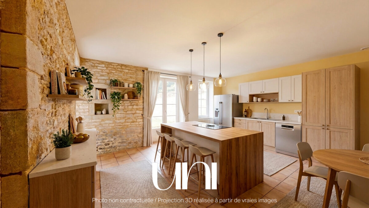 Maison 6 pièces 147m2 en pierre - Anguerny