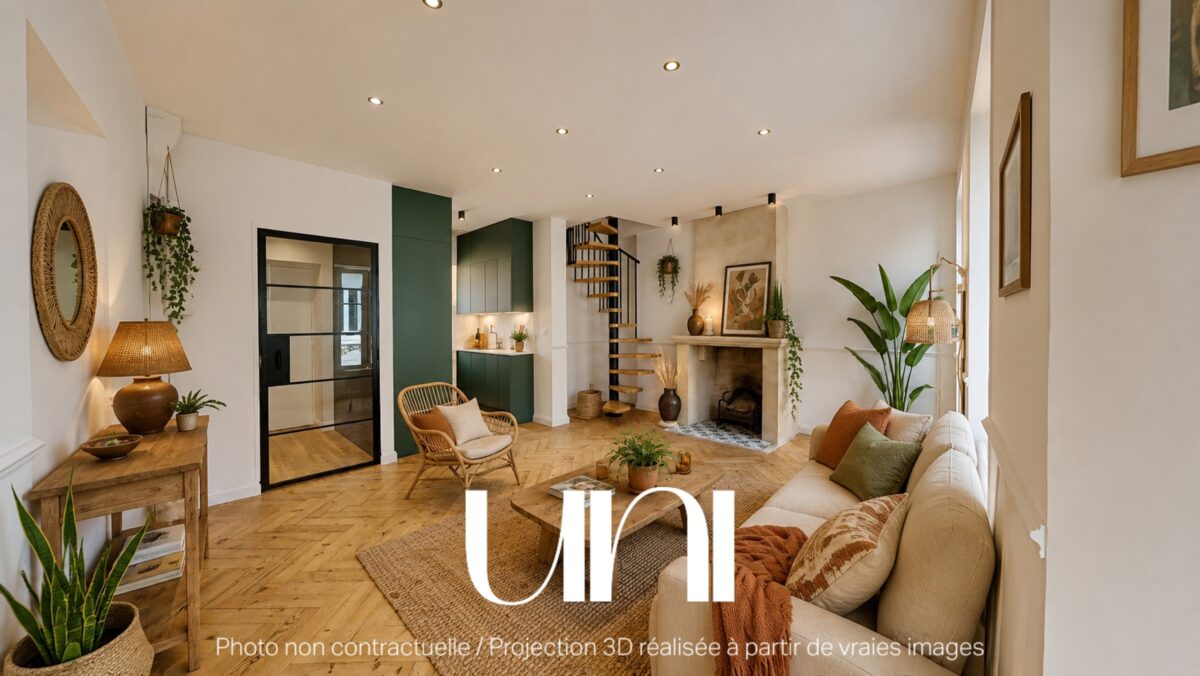 Duplex 3 pièces entièrement rénové avec place de parking - Bayeux