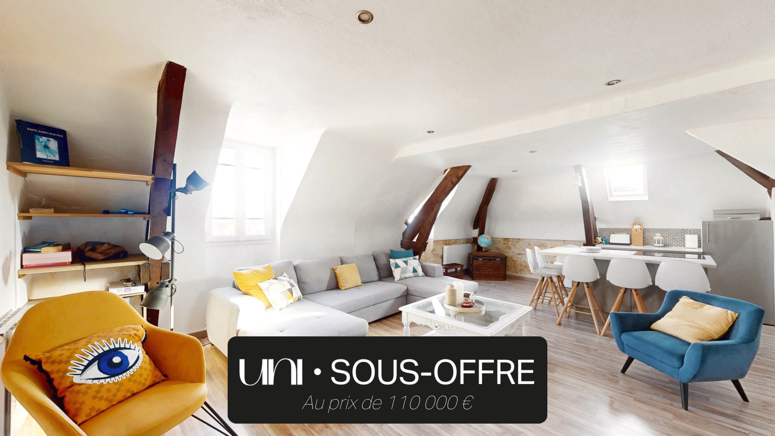 Studio de 32,9 m2 à Saint-Aubin-Sur-Mer