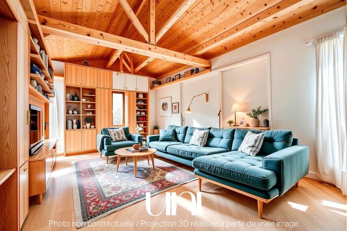 Maison T5 de 166m2 sur terrain constructible de 7200m2