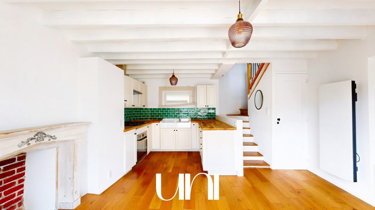 Maison 3 pièces de 60 m2 avec jardin de 80 m2